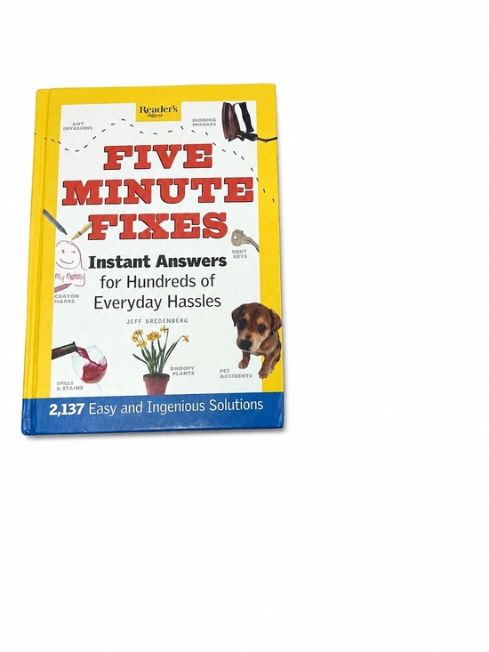 Readers Digest Other - Reader's Digest Five Minute Fixes | DIY Home Repair | Household |2,137 Solutions